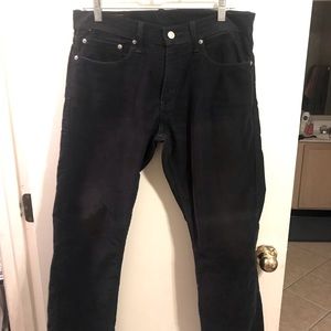 Men’s Levi Strauss & Co. Black Corduroy Pants